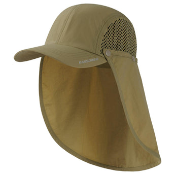 Bassdash Foldable UPF 50+ Fishing Hats with Removable Neck Flap FH12 - Bassdash