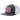 Unisex Flat Brim Trucker Cap - Charcoal Grey Fish Flag1 - Bassdash