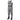Men's 3D PVC Game Wader (Heather Grey) - Boot Foot - Bassdash