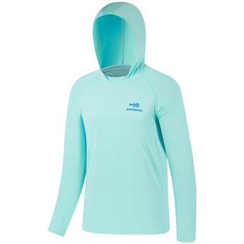 Youth UPF50+ Long Sleeve Fishing Hoodie Shirt FS03Y - Bassdash