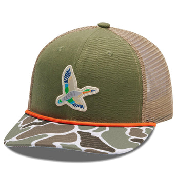 Unisex Embroidered Rope Trucker Hat - Bassdash