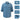 Men's UPF 50+ Long Sleeve Fishing Button Down Shirt FS21M NEW COLOR - Bassdash