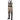 A pair of men's chest waders boots featuring a beige and gray color with black suspenders and a black belt.