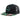 Unisex Flat Brim Trucker Cap - BlackTropical Flower1 - Bassdash