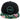 Unisex Flat Brim Trucker Cap - BlackTropical Flower2 - Bassdash
